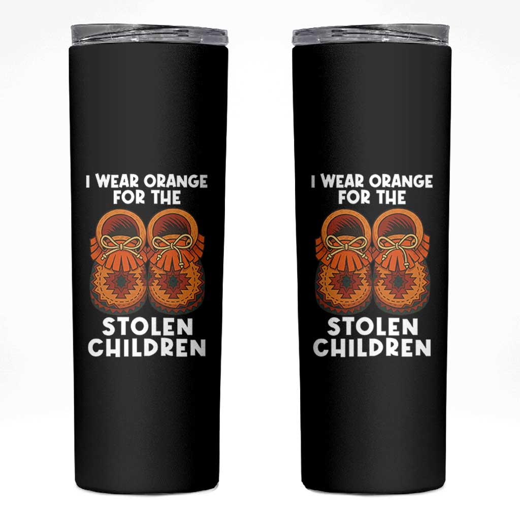 I Wear Orange For Every Stolen American Native Child Skinny Tumbler Orange Day - Wonder Print Shop