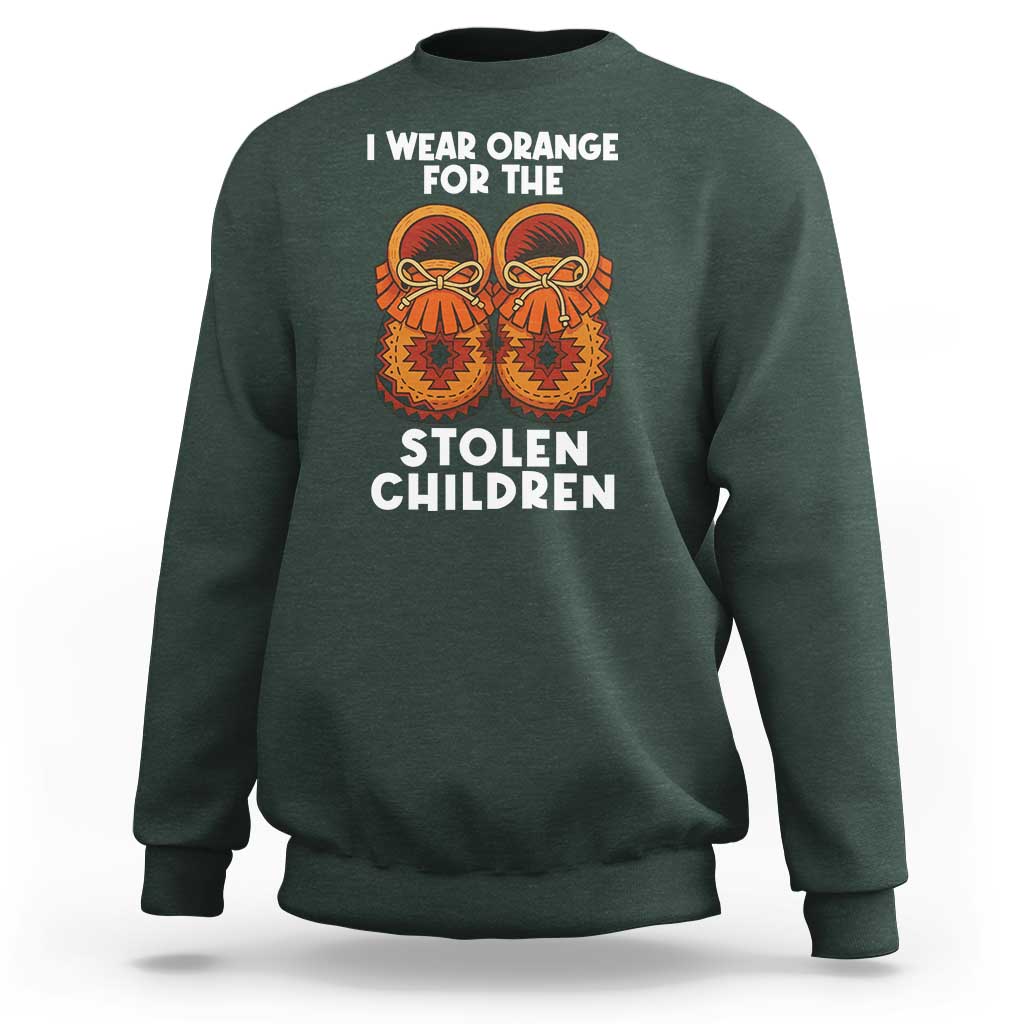 I Wear Orange For Every Stolen American Native Child Sweatshirt Orange Day - Wonder Print Shop