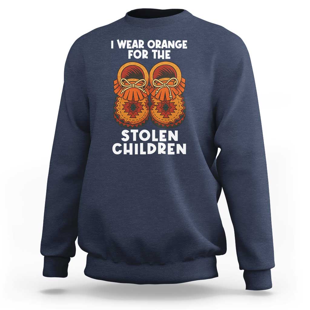I Wear Orange For Every Stolen American Native Child Sweatshirt Orange Day - Wonder Print Shop