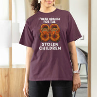 I Wear Orange For Every Stolen American Native Child T Shirt For Women Orange Day - Wonder Print Shop