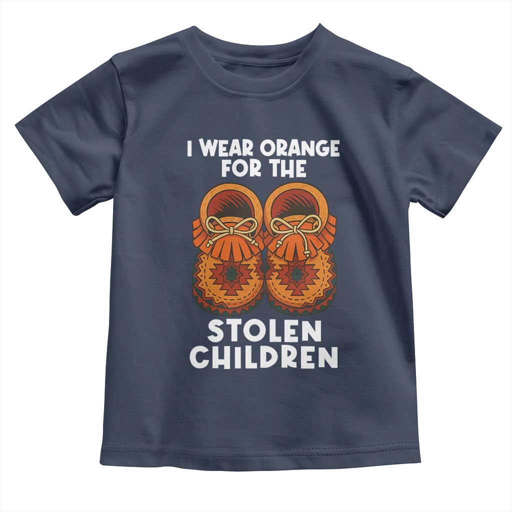 I Wear Orange For Every Stolen American Native Child Toddler T Shirt Orange Day - Wonder Print Shop