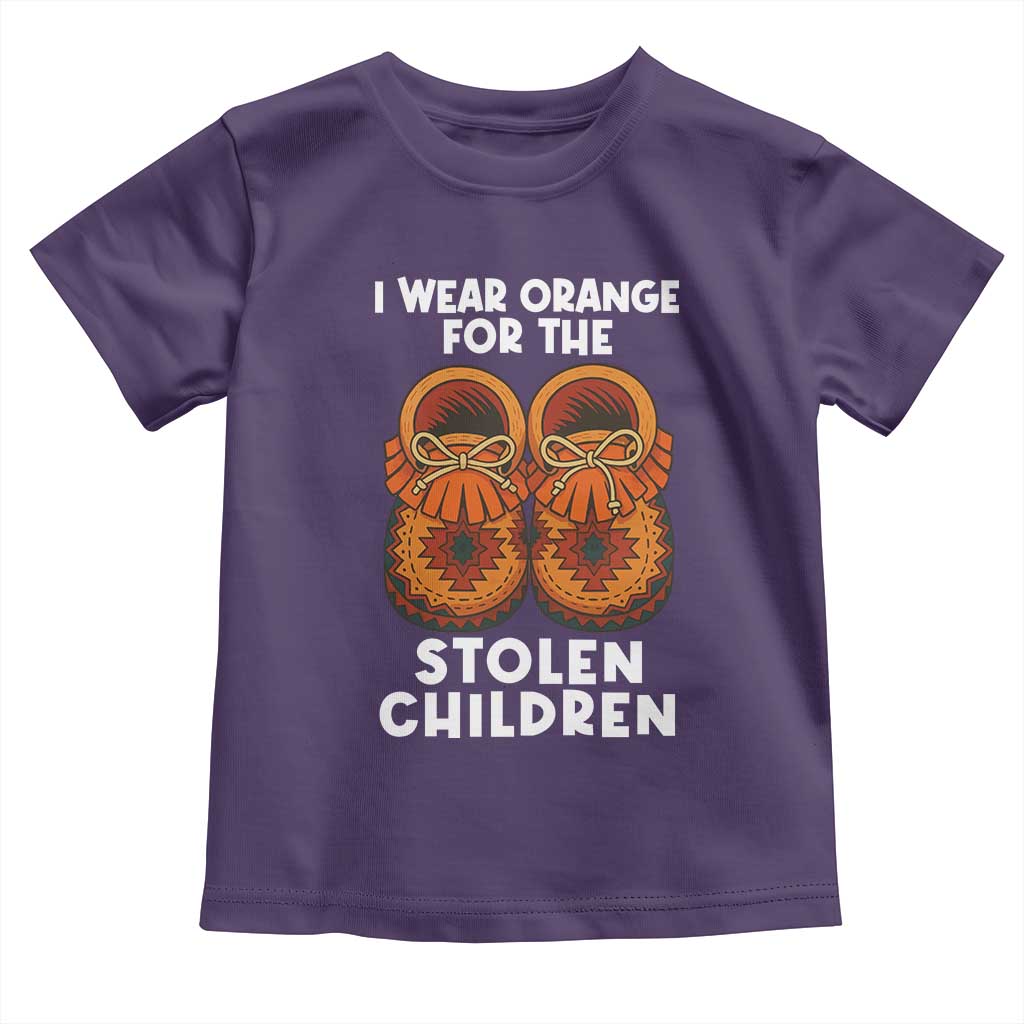I Wear Orange For Every Stolen American Native Child Toddler T Shirt Orange Day - Wonder Print Shop