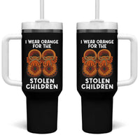 I Wear Orange For Every Stolen American Native Child Tumbler With Handle Orange Day - Wonder Print Shop