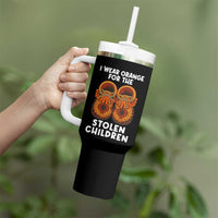 I Wear Orange For Every Stolen American Native Child Tumbler With Handle Orange Day - Wonder Print Shop