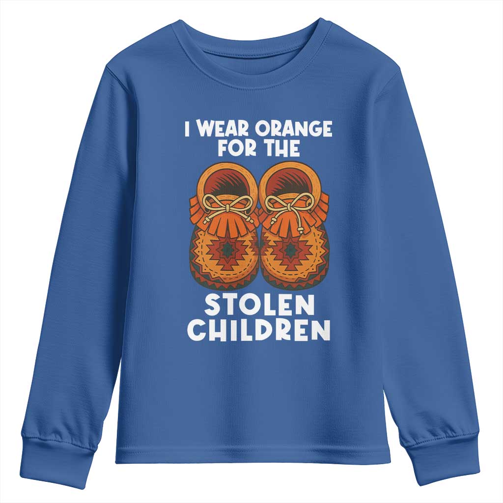 I Wear Orange For Every Stolen American Native Child Youth Sweatshirt Orange Day - Wonder Print Shop