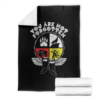 Native American Indian Throw Blanket You Are Not Forgotten - Wonder Print Shop