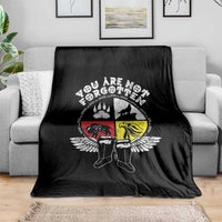 Native American Indian Throw Blanket You Are Not Forgotten - Wonder Print Shop