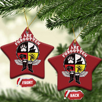 Native American Indian Christmas Ornament You Are Not Forgotten - Wonder Print Shop