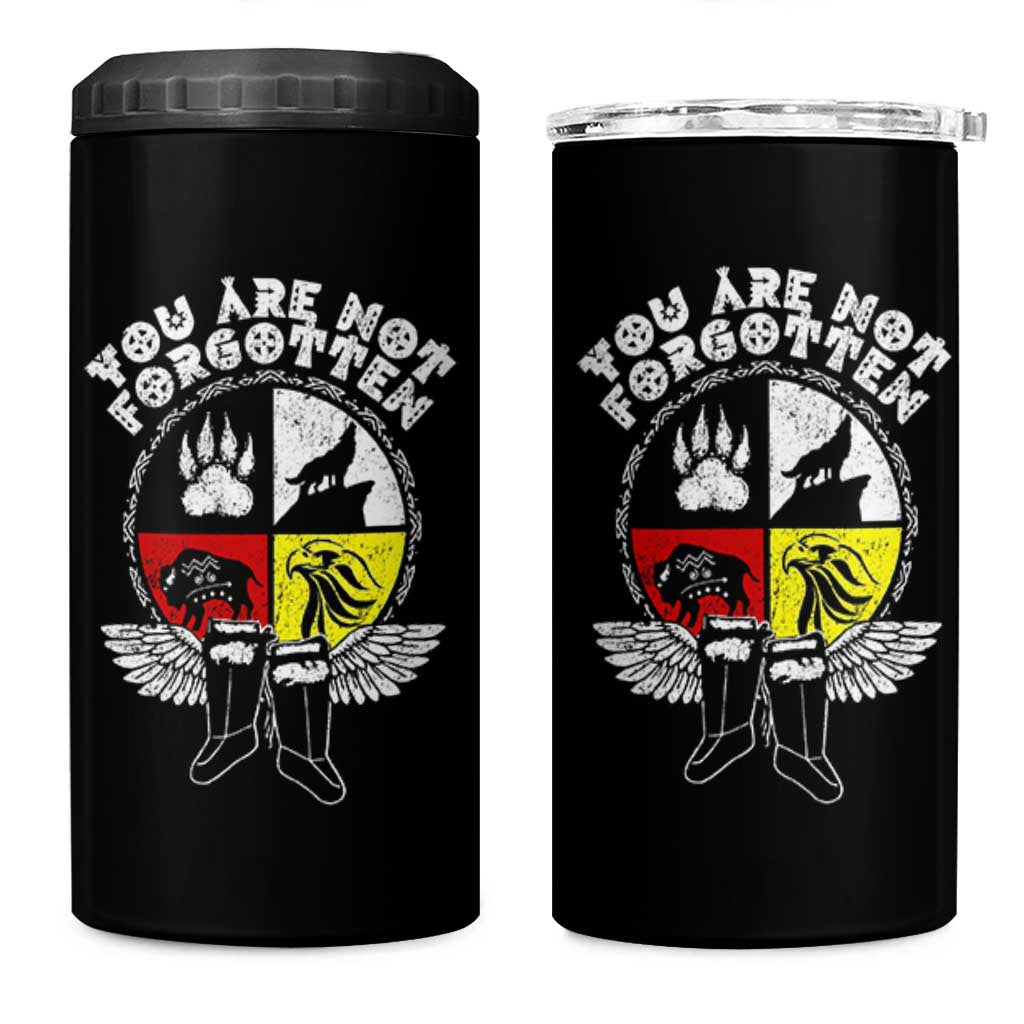 Native American Indian 4 in 1 Can Cooler Tumbler You Are Not Forgotten - Wonder Print Shop