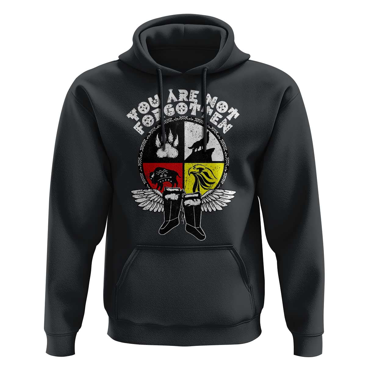 Native American Indian Hoodie You Are Not Forgotten - Wonder Print Shop
