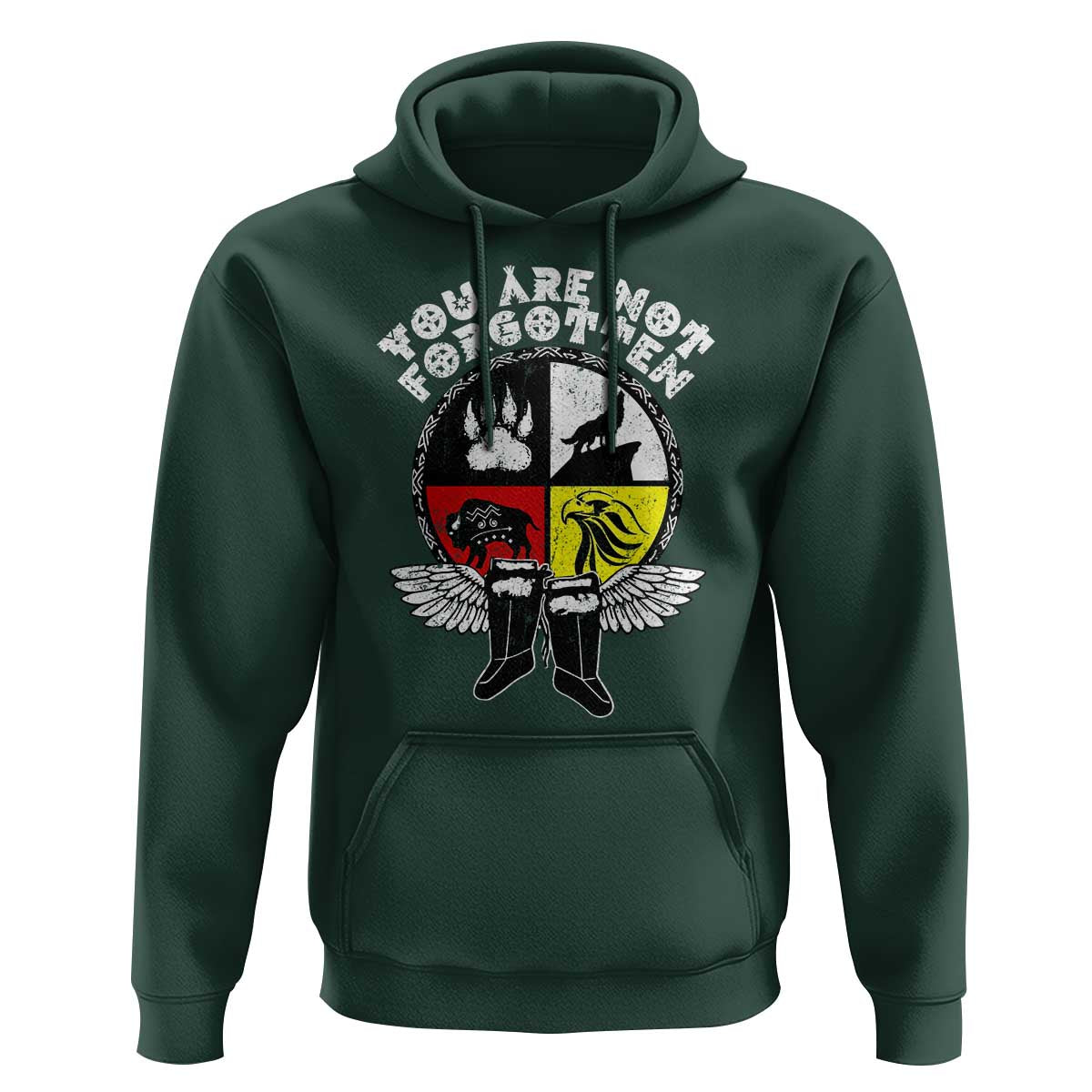 Native American Indian Hoodie You Are Not Forgotten - Wonder Print Shop