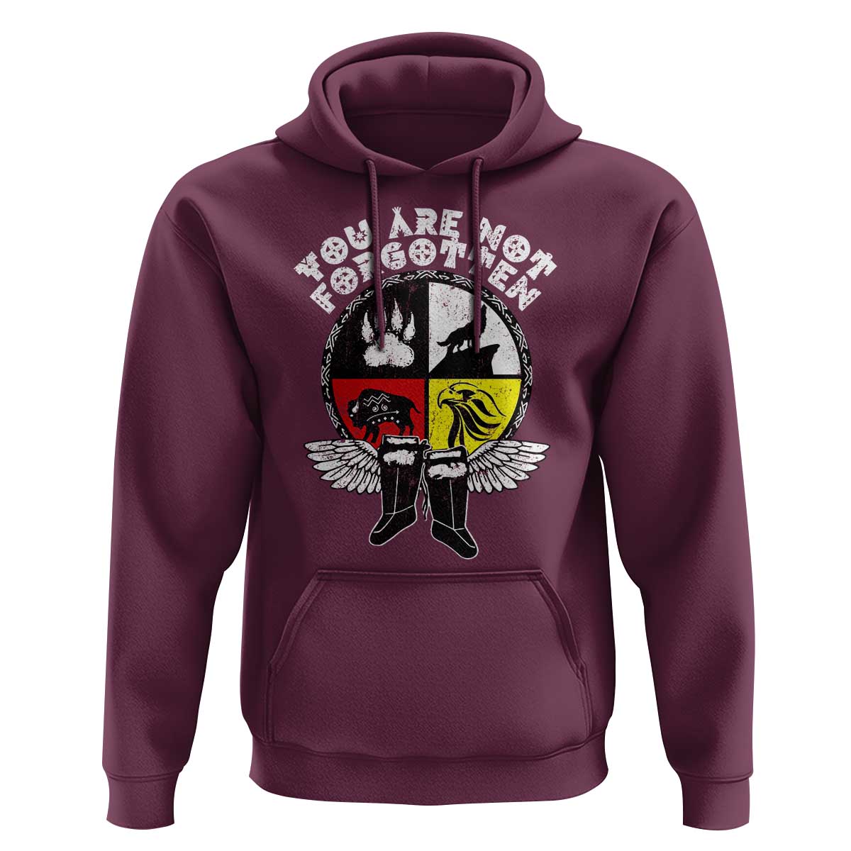Native American Indian Hoodie You Are Not Forgotten - Wonder Print Shop