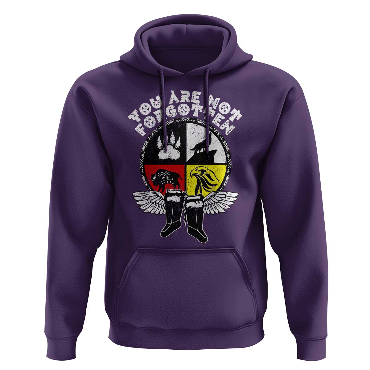 Native American Indian Hoodie You Are Not Forgotten - Wonder Print Shop