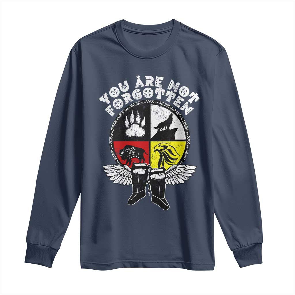 Native American Indian Long Sleeve Shirt You Are Not Forgotten - Wonder Print Shop