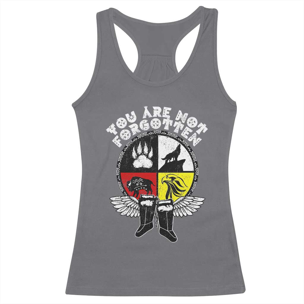 Native American Indian Racerback Tank Top You Are Not Forgotten - Wonder Print Shop