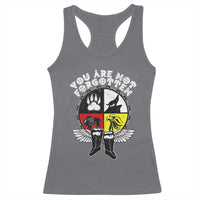 Native American Indian Racerback Tank Top You Are Not Forgotten - Wonder Print Shop