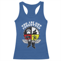 Native American Indian Racerback Tank Top You Are Not Forgotten - Wonder Print Shop