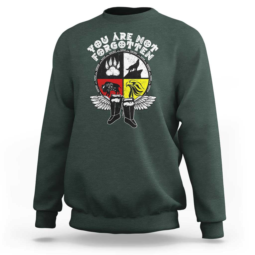 Native American Indian Sweatshirt You Are Not Forgotten - Wonder Print Shop