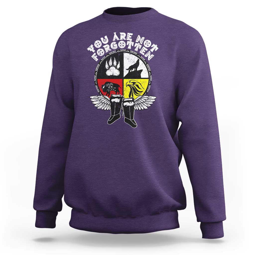 Native American Indian Sweatshirt You Are Not Forgotten - Wonder Print Shop