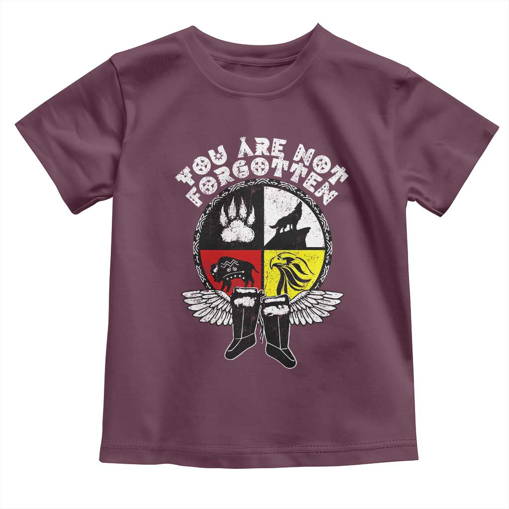 Native American Indian Toddler T Shirt You Are Not Forgotten - Wonder Print Shop