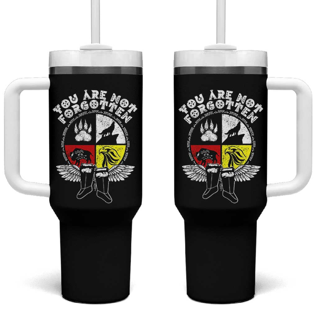 Native American Indian Tumbler With Handle You Are Not Forgotten - Wonder Print Shop