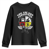 Native American Indian Youth Sweatshirt You Are Not Forgotten - Wonder Print Shop