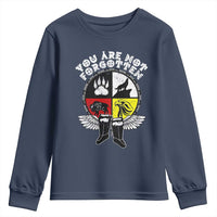 Native American Indian Youth Sweatshirt You Are Not Forgotten - Wonder Print Shop