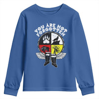 Native American Indian Youth Sweatshirt You Are Not Forgotten - Wonder Print Shop