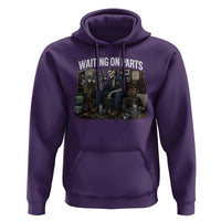 Waiting On Parts HVAC Tech Skeleton Funny Mechanic Graphic Hoodie