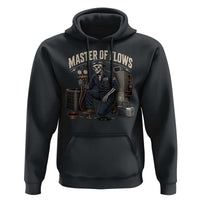 HVAC Tech Skeleton Mechanic Hoodie Master Of Flows Vintage Distressed Graphic