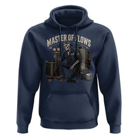 HVAC Tech Skeleton Mechanic Hoodie Master Of Flows Vintage Distressed Graphic