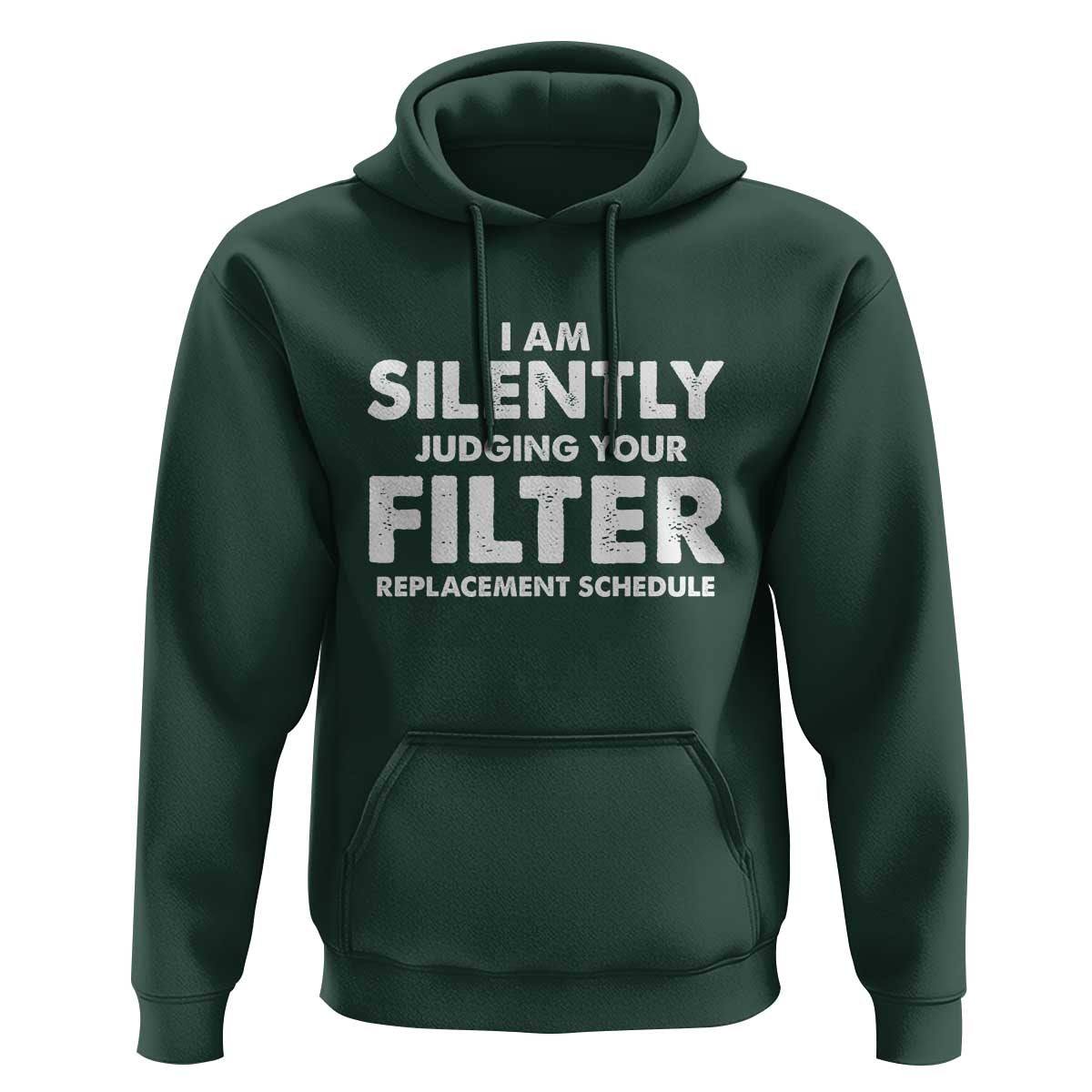 HVAC Tech Graphic Hoodie I Am Silently Judging Your Filter Replacement Schedule