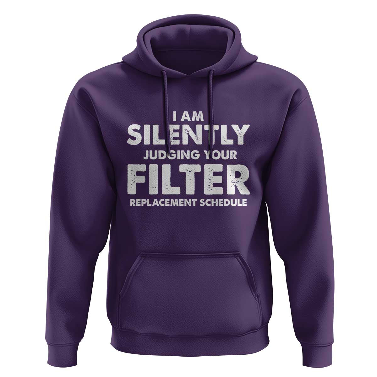 HVAC Tech Graphic Hoodie I Am Silently Judging Your Filter Replacement Schedule