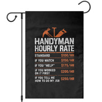 Handyman Hourly Rate Garden Flag Handyman Gifts Contractor Coworker Gift