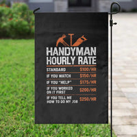 Handyman Hourly Rate Garden Flag Handyman Gifts Contractor Coworker Gift