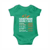 Handyman Hourly Rate Baby Onesie Handyman Gifts Contractor Coworker Gift