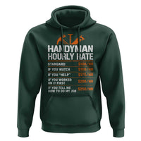 Handyman Hourly Rate Hoodie Handyman Gifts Contractor Coworker Gift