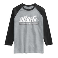 Diesel Because Electric Cars Can't Roll Coal Truck Raglan Shirt Trucker Mechanic Graphic