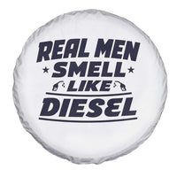 Real Men Smell Like Diesel Truck Mechanic Humor Spare Tire Cover