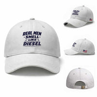 Real Men Smell Like Diesel Truck Mechanic Humor Baseball Cap
