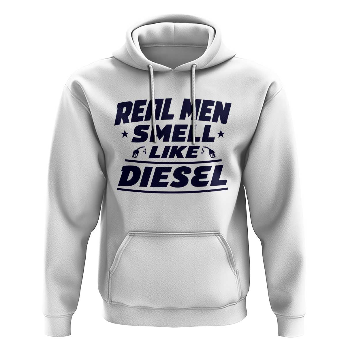 Real Men Smell Like Diesel Truck Mechanic Humor Hoodie