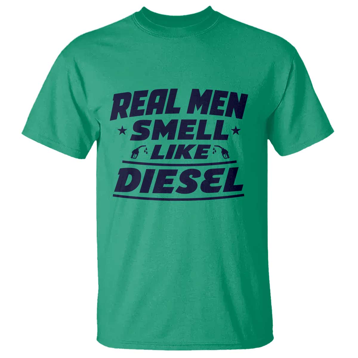 Real Men Smell Like Diesel Truck Mechanic Humor T Shirt