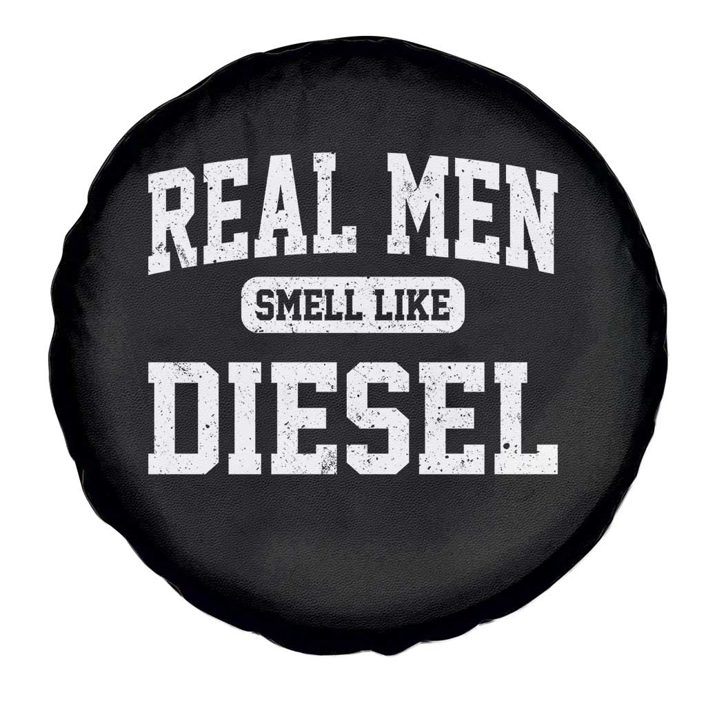 Funny Truck Mechanic Spare Tire Cover Real Men Smell Like Diesel