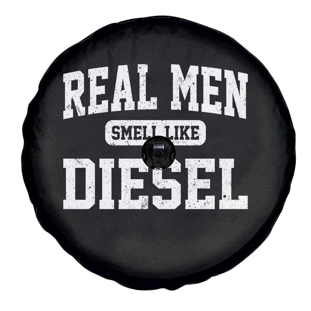 Funny Truck Mechanic Spare Tire Cover Real Men Smell Like Diesel