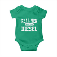 Funny Truck Mechanic Baby Onesie Real Men Smell Like Diesel