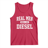 Funny Truck Mechanic Tank Top Real Men Smell Like Diesel