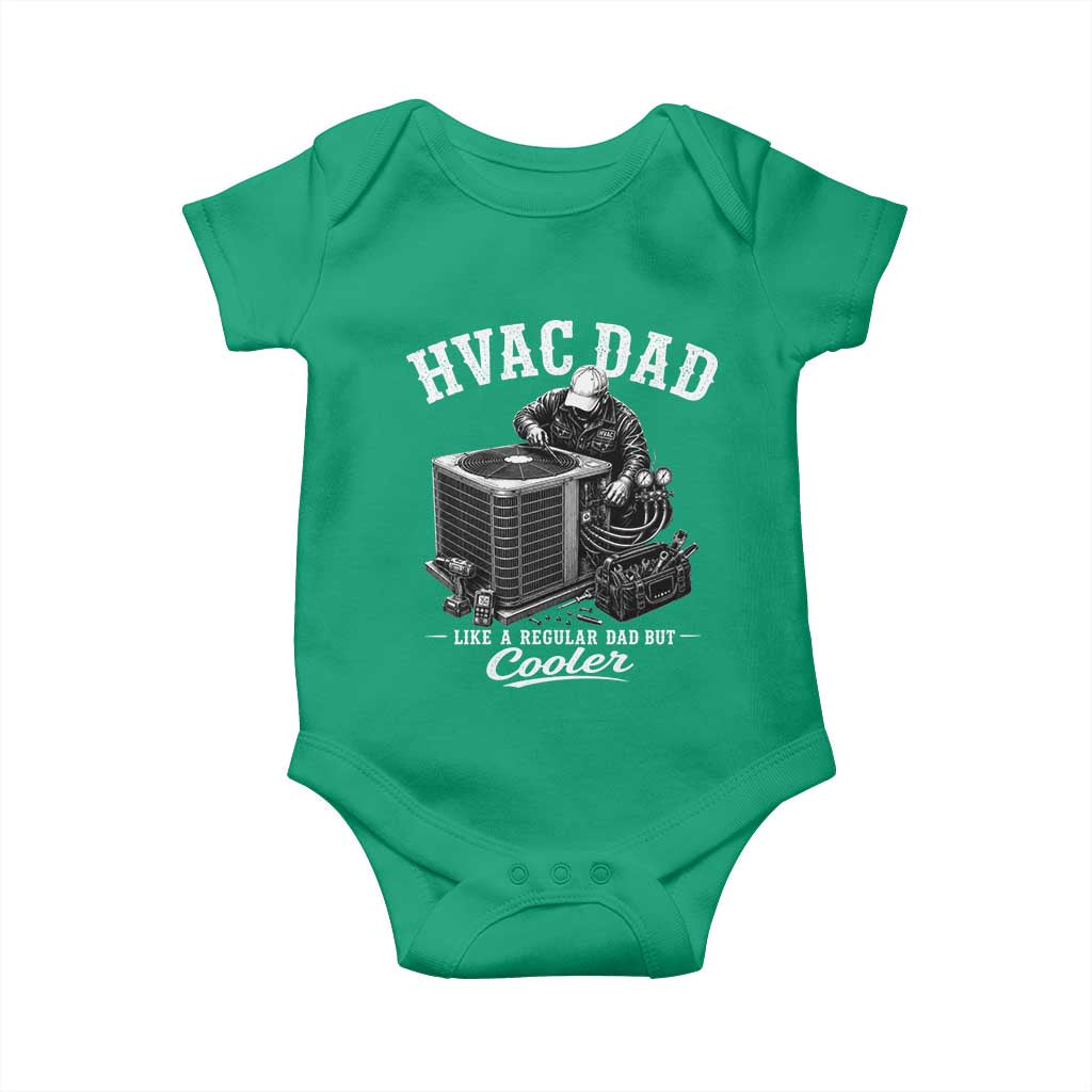 HVAC Dad Baby Onesie Funny Technician Fathers Day Graphic