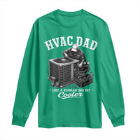 HVAC Dad Long Sleeve Shirt Funny Technician Fathers Day Graphic