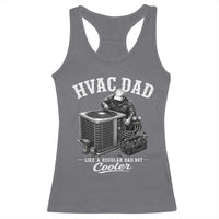 HVAC Dad Racerback Tank Top Funny Technician Fathers Day Graphic