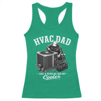 HVAC Dad Racerback Tank Top Funny Technician Fathers Day Graphic